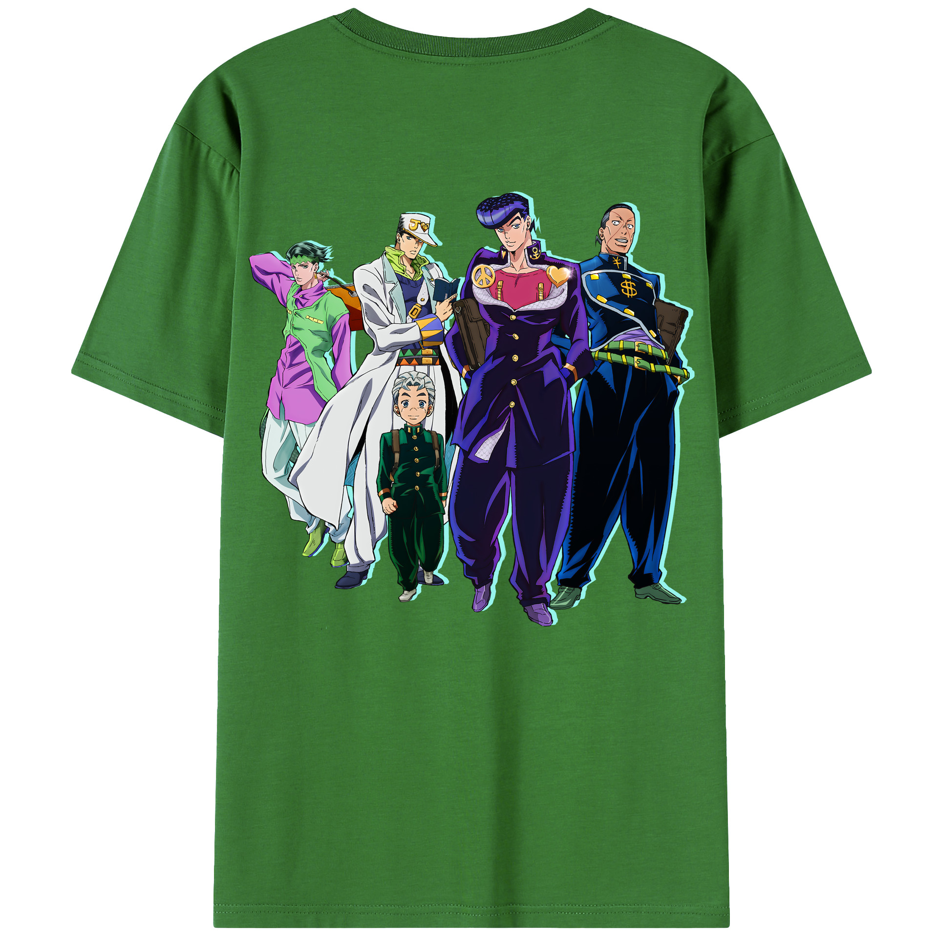 （画像用） ジョジョの奇妙な冒険 JoJo's Bizarre Adventure レディース半袖Tシャツ(バックプリント)
